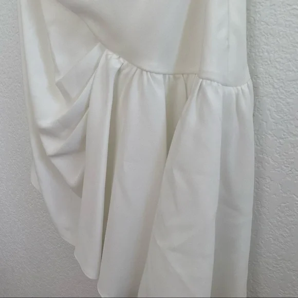 CINQ A SEPT Women's 10 White "Ella" Strapless Mini Dress - Picture 7 of 13